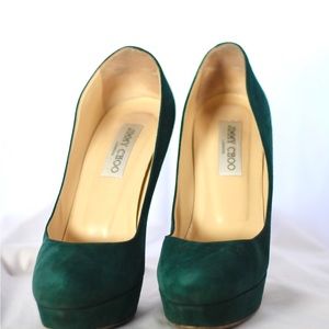 Luscious Green Jimmy Choo heels